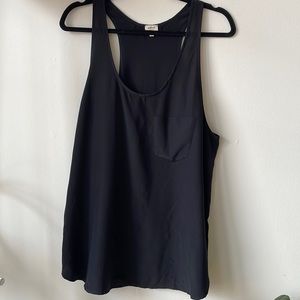 Wilfred silk tank black